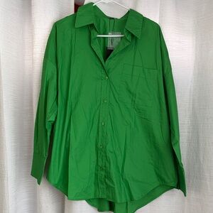 Fashion Nova Vibrant Green Top